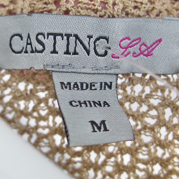 NWT Casting LA Scrunched Long Sleeve Crop Sweater - Picture 6 of 7